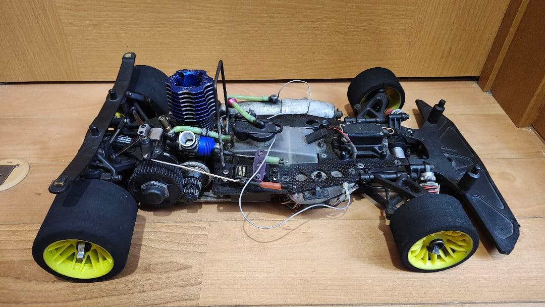 サーパント ベクター エンジンラジコンカー ハチイチ 中古 プロポ メカ付き