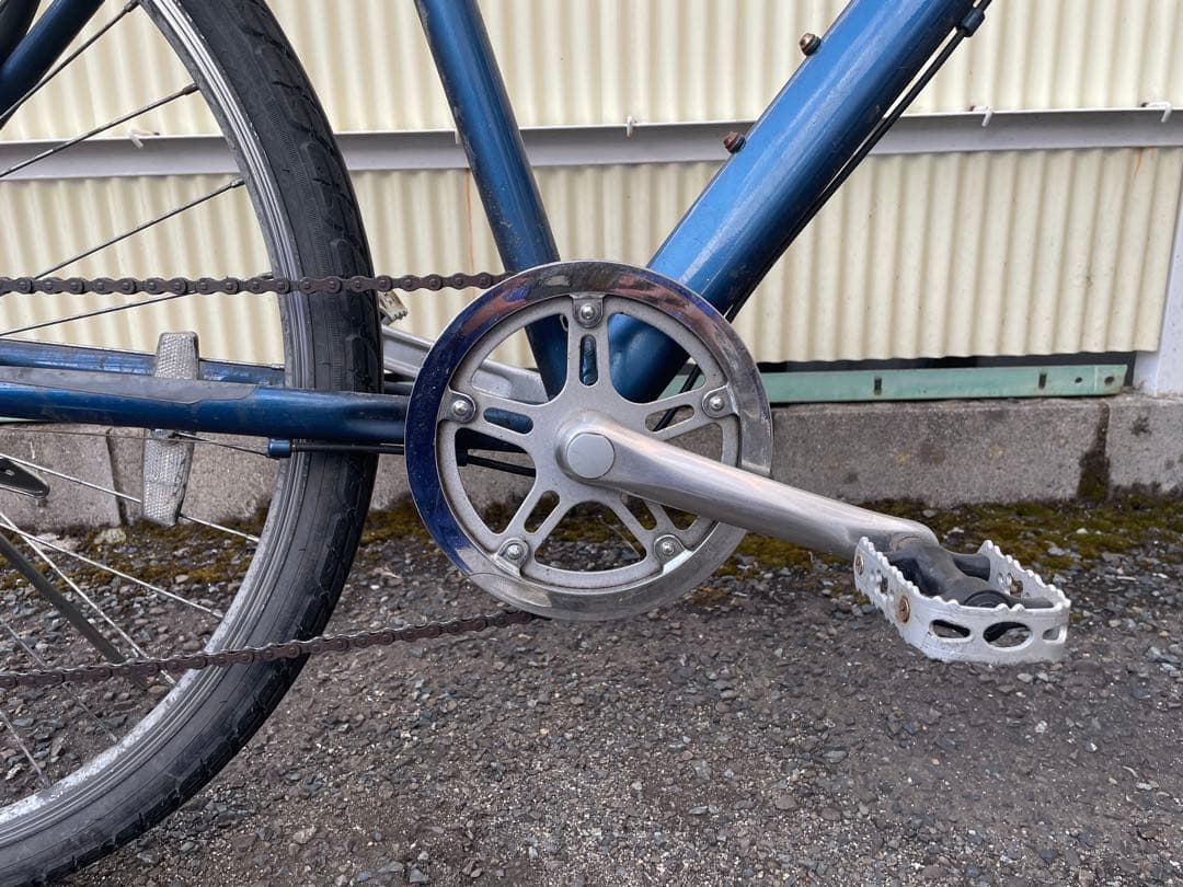 クロスバイク　アイアンブルー700C/cyma 7段変速　お得セット