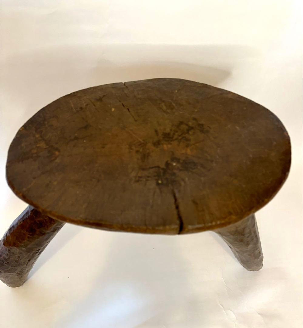 アフリカ　アンティーク　イス