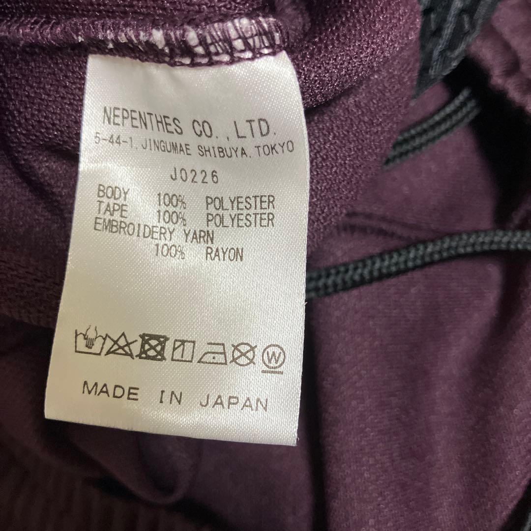 needles zipped track pant maroon マルーン S