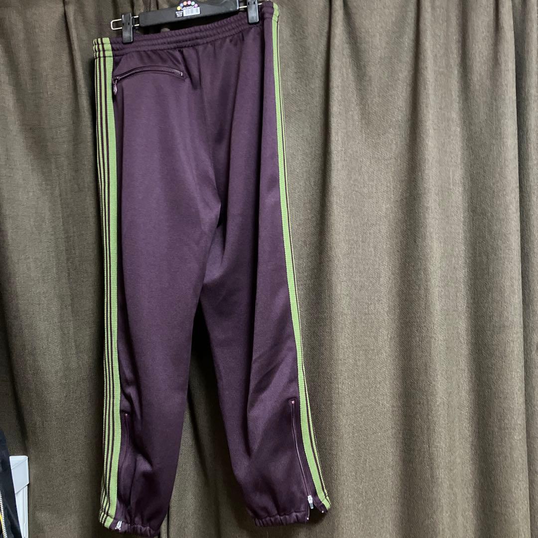 needles zipped track pant maroon マルーン S
