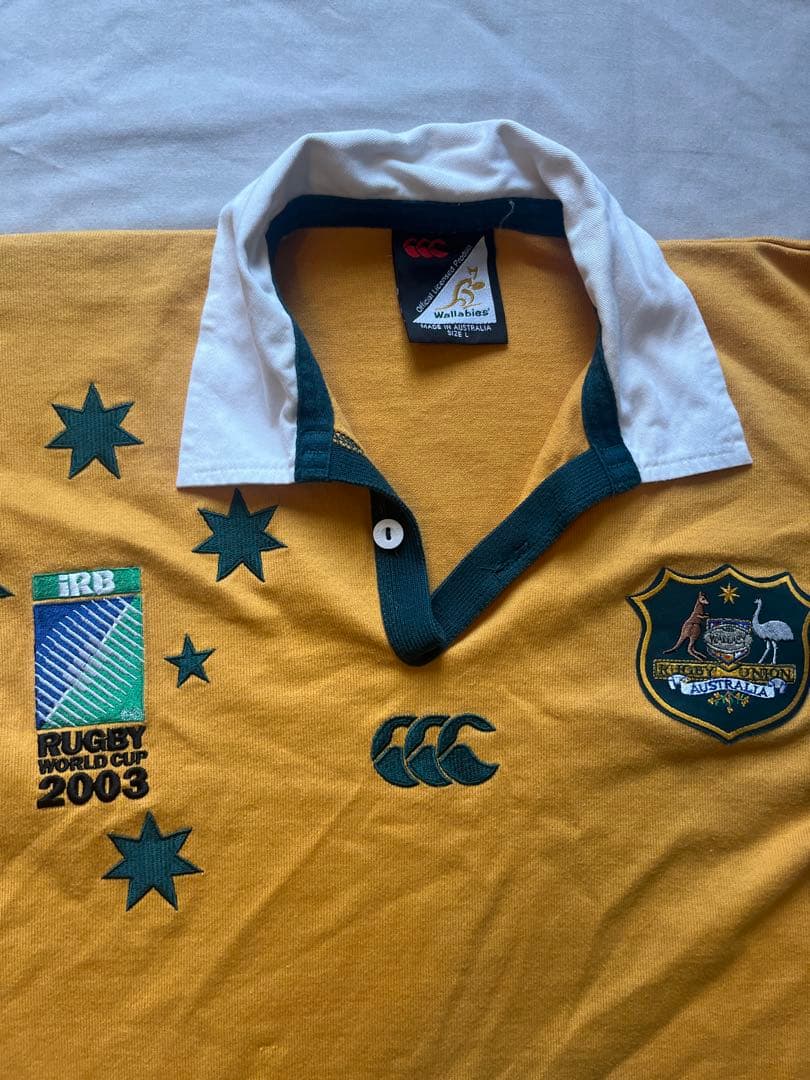 ラグビー　オーストラリア代表　ワラビーズ　W杯2003 ジャージ