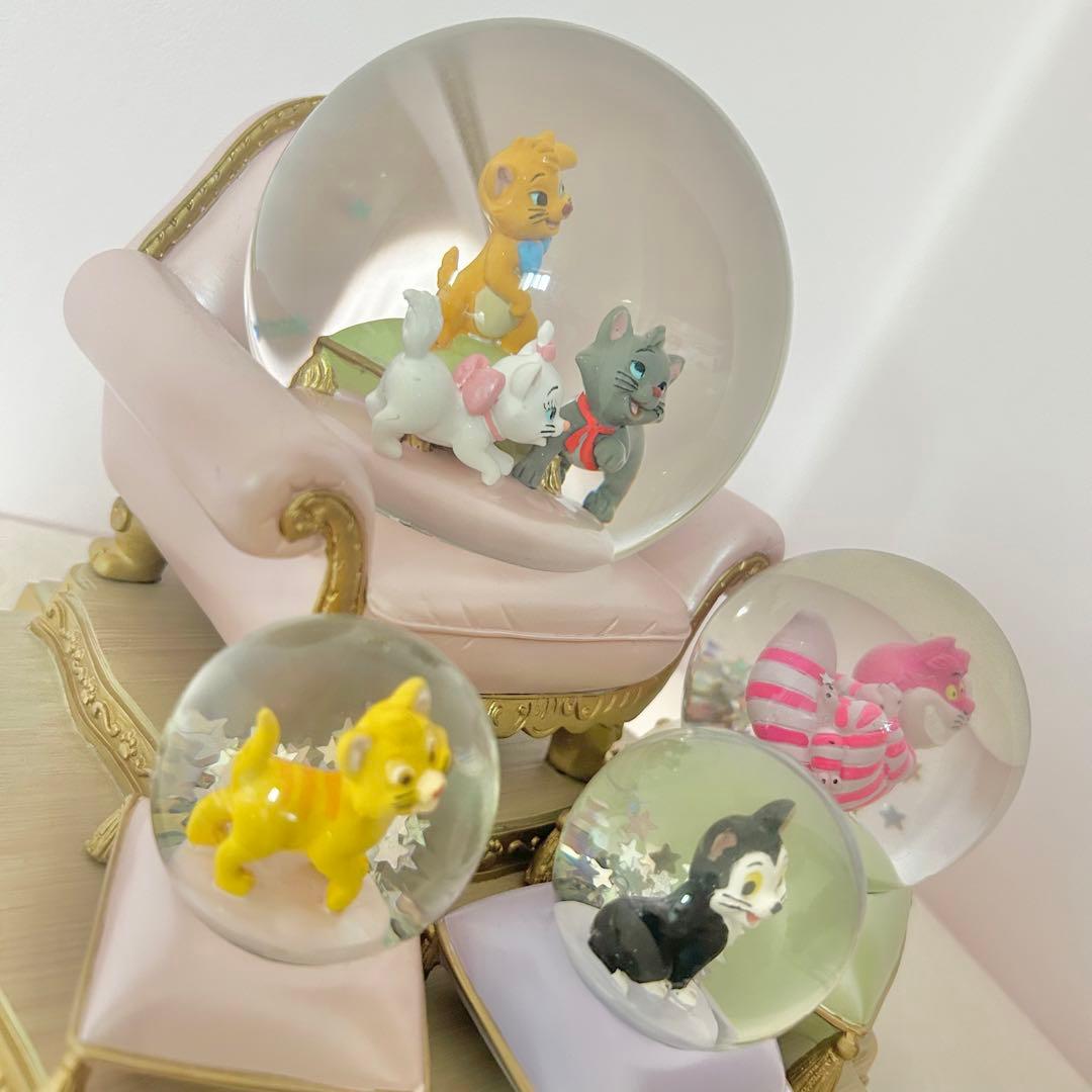 ディズニー　スノードーム　おしゃれキャットマリーちゃん