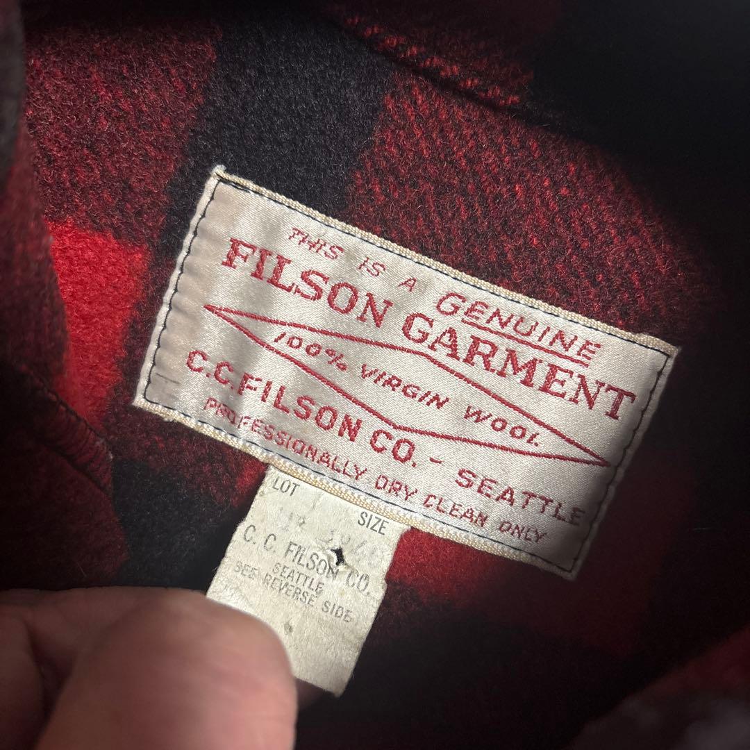 ビンテージ　フィルソン　filson シングルマッキーノウ