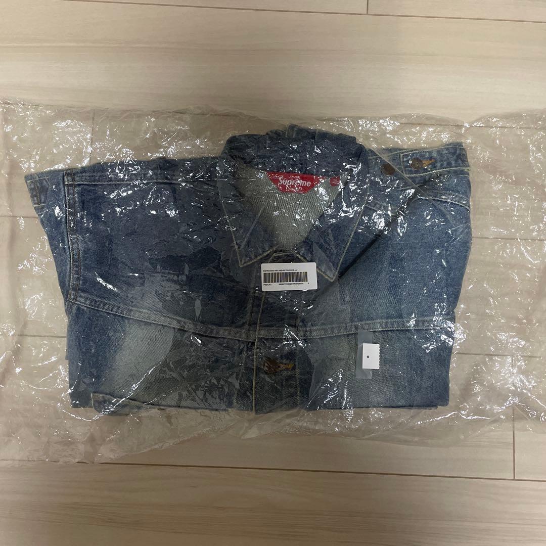 ジャケット・アウター Supreme 24fw distressed selvedge trucker
