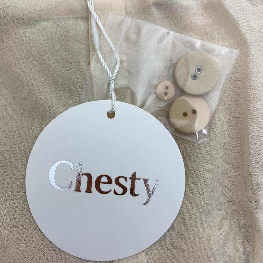 LA9067新品タグ付 チェスティトレンチコート ベージュコットン100％ 0