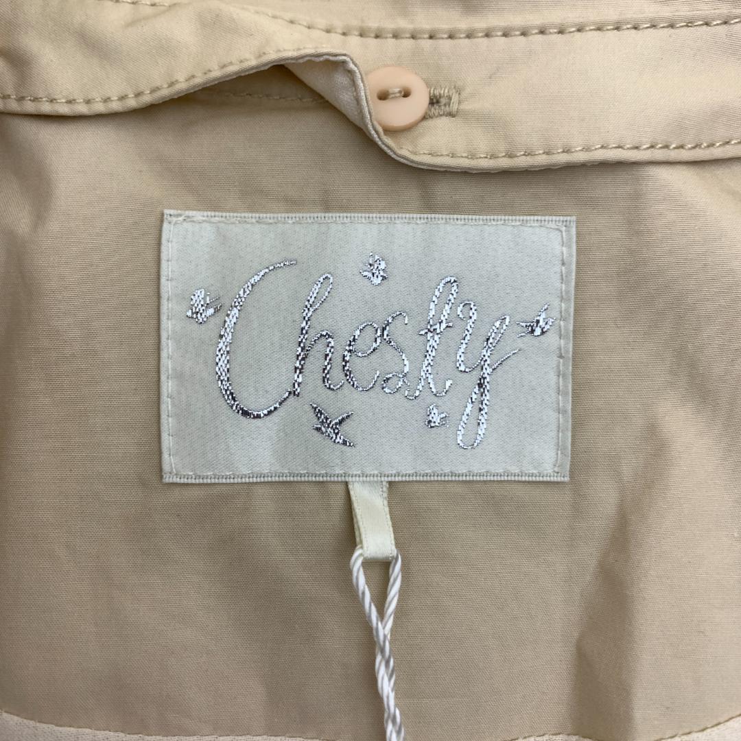 LA9067新品タグ付 チェスティトレンチコート ベージュコットン100％ 0