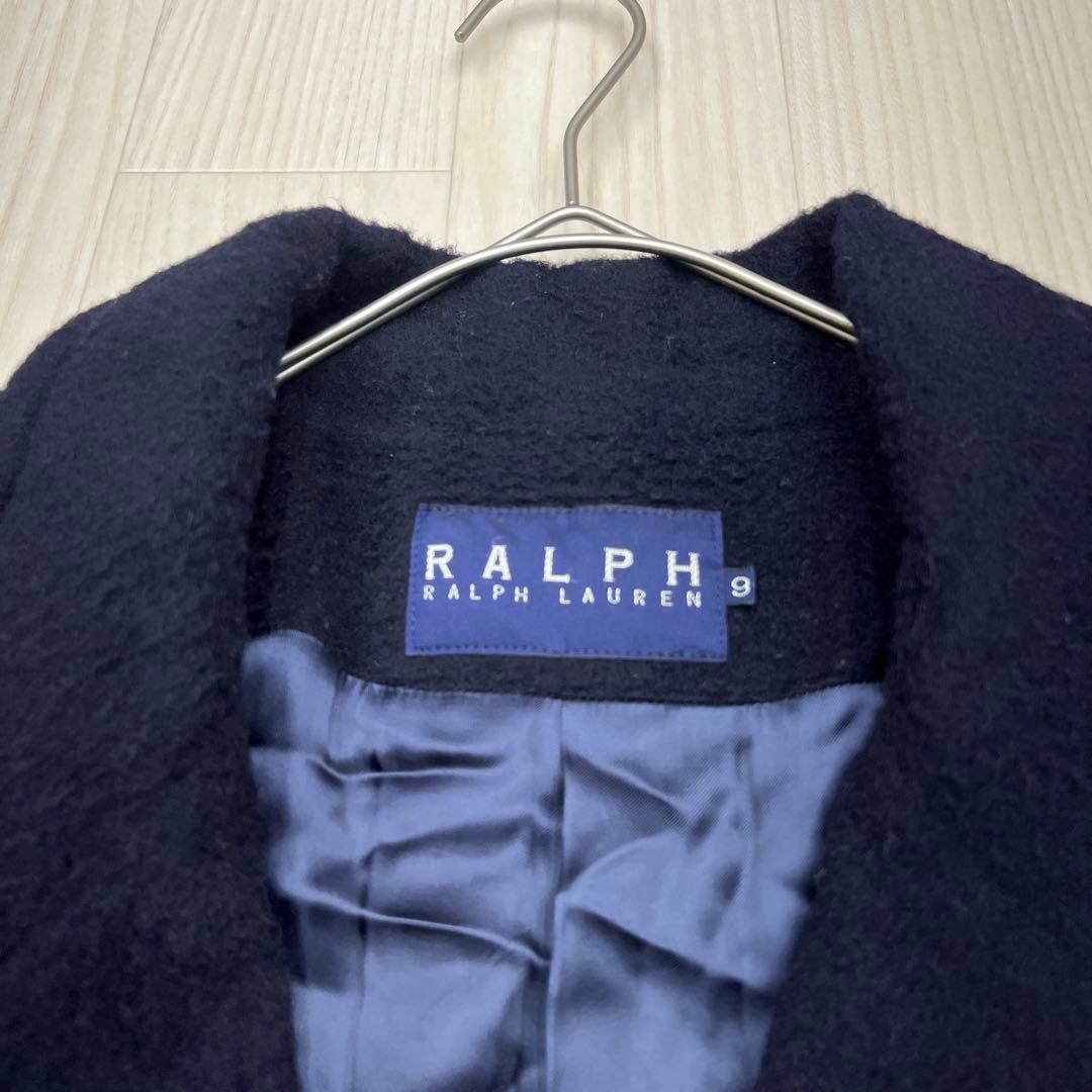 ■ Ralph Lauren ウールダブル　ロングチェスターコート　実質L