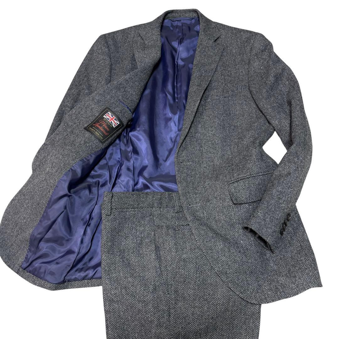 美品 ブラザーズバンクドットコム MOONツイード スーツ セットアップ グレー