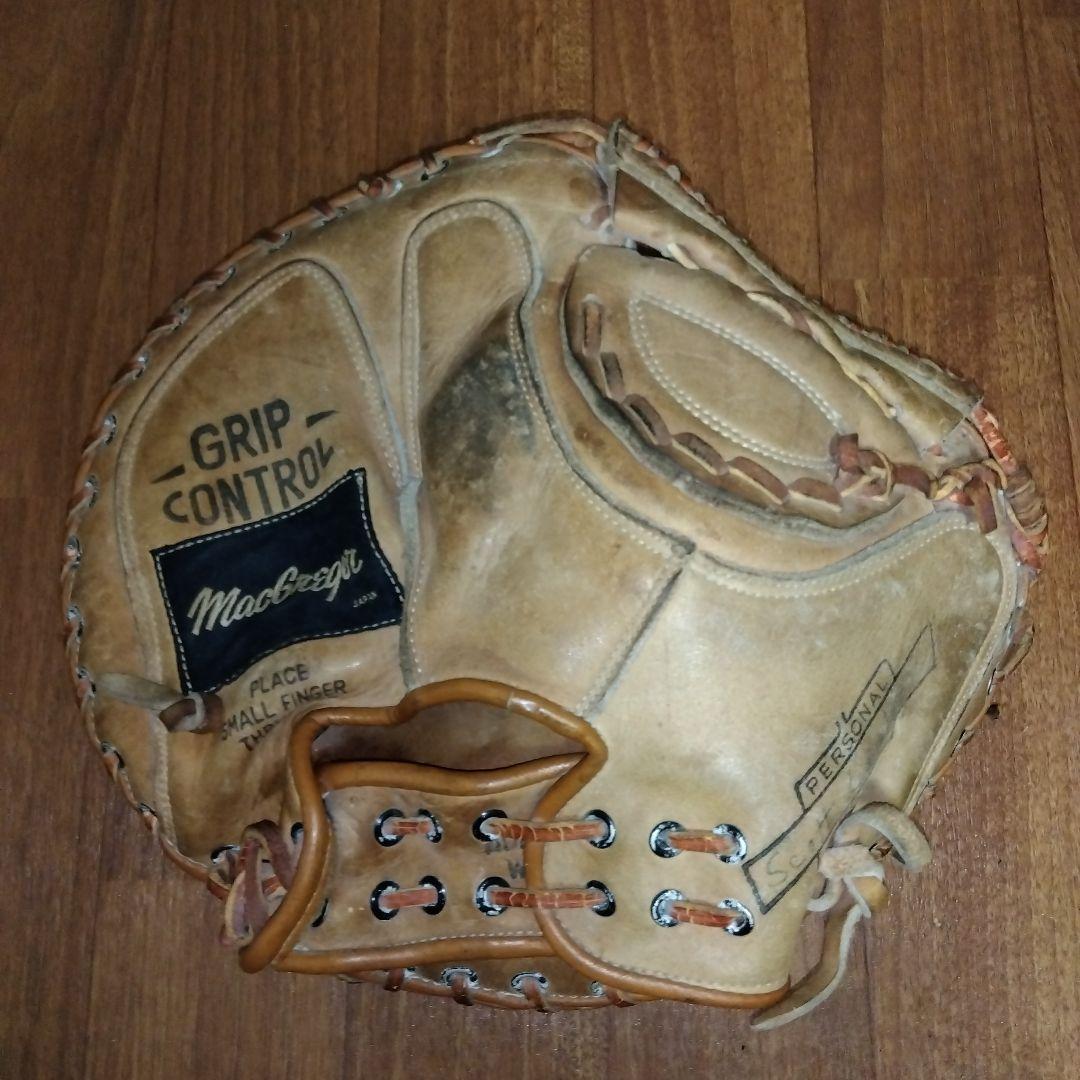 【ビンテージ レア】1960年代 MacGregor キャッチャーミット レザー