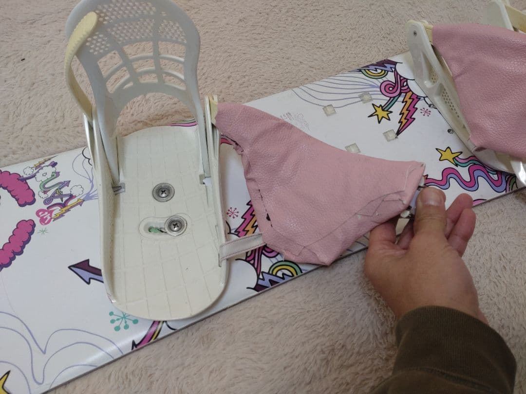 K2 110 スノーボード LIL KANDI　ビンディング　ハーネスセット