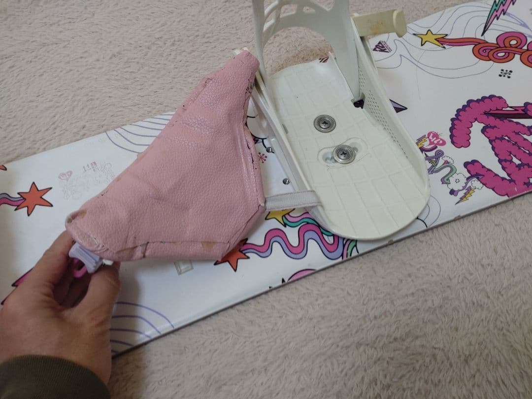 K2 110 スノーボード LIL KANDI　ビンディング　ハーネスセット