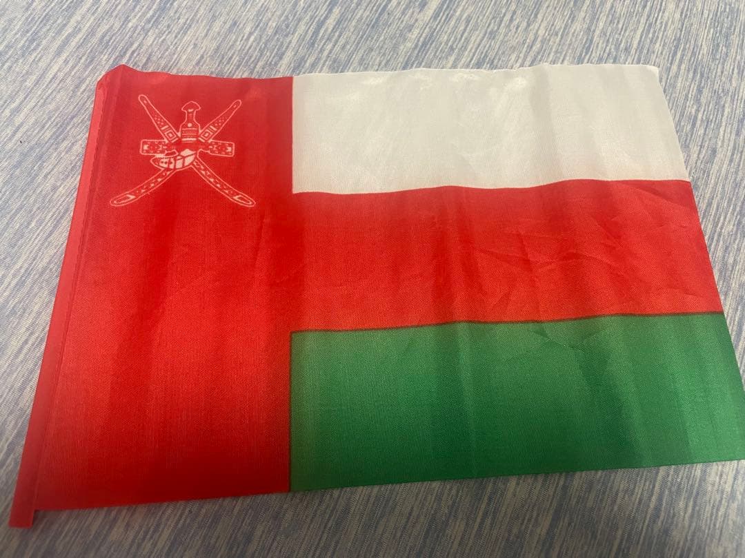 ゆ*こ様 万博最終日　非売品　ミャクミャク　オマーン　旗　フラッグ