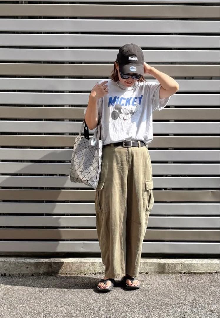 PUAL CE CIN カーブシルエットカーゴパンツ