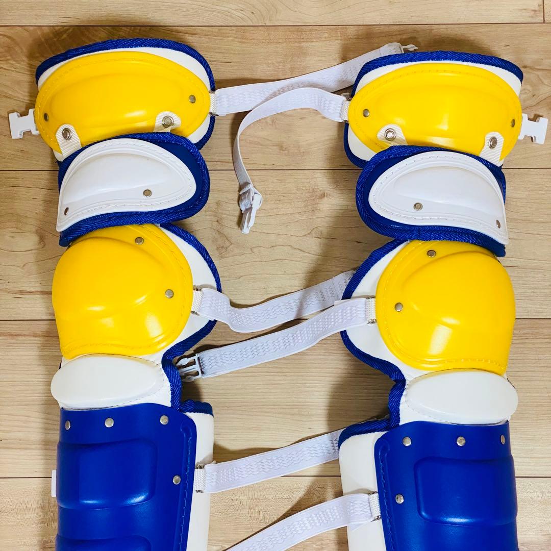 ★美品★ハタケヤマ HATAKEYAMA 一般硬式 キャッチャー レガース 防具