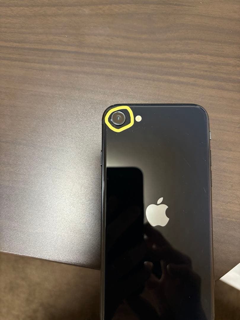 iPhoneSE 第3世代　128GB 箱有り　ジャンク品（軽度の画面割れ）