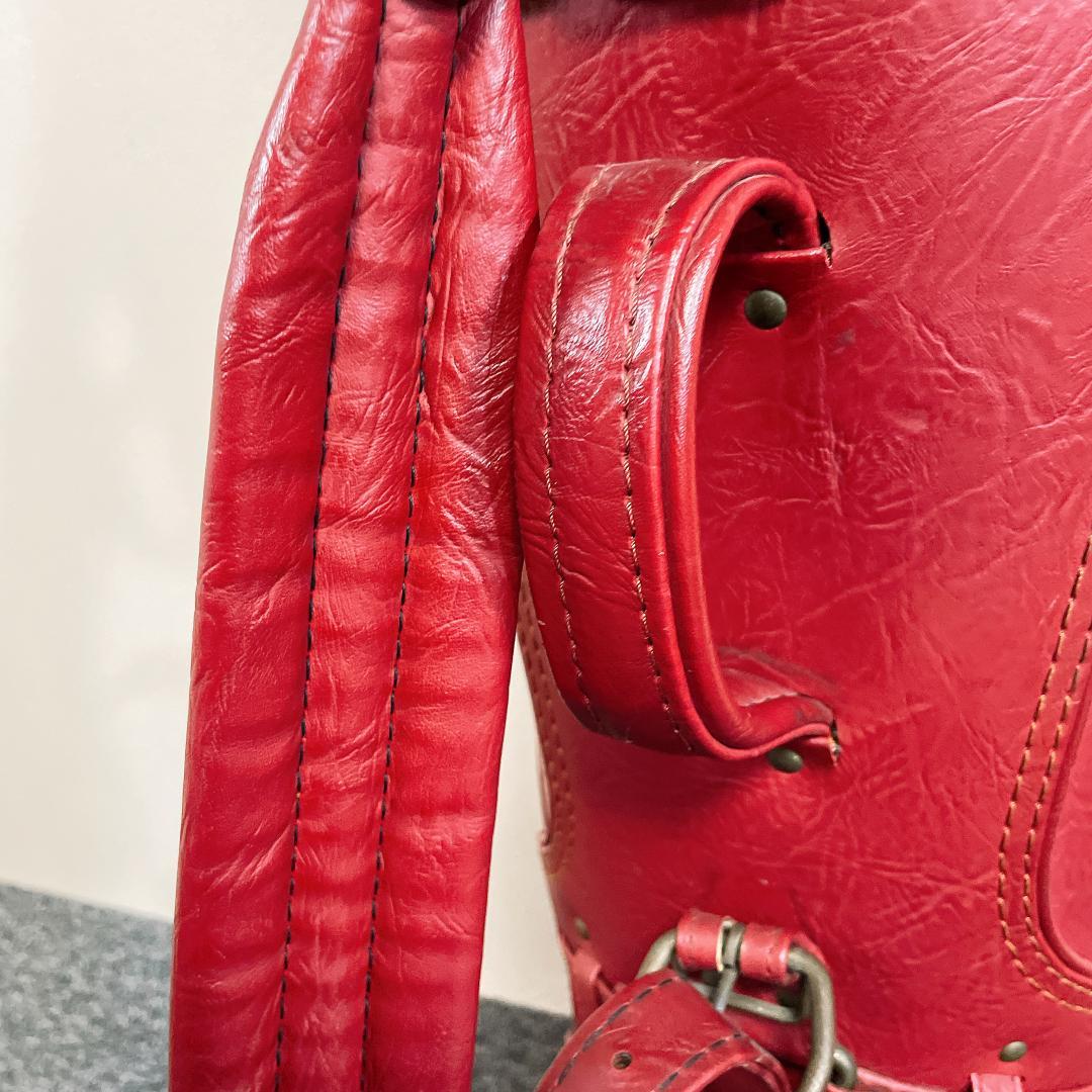 おまけ多数　希少 ダンロップ WINDSOR キャディバッグ レザー　クラシック