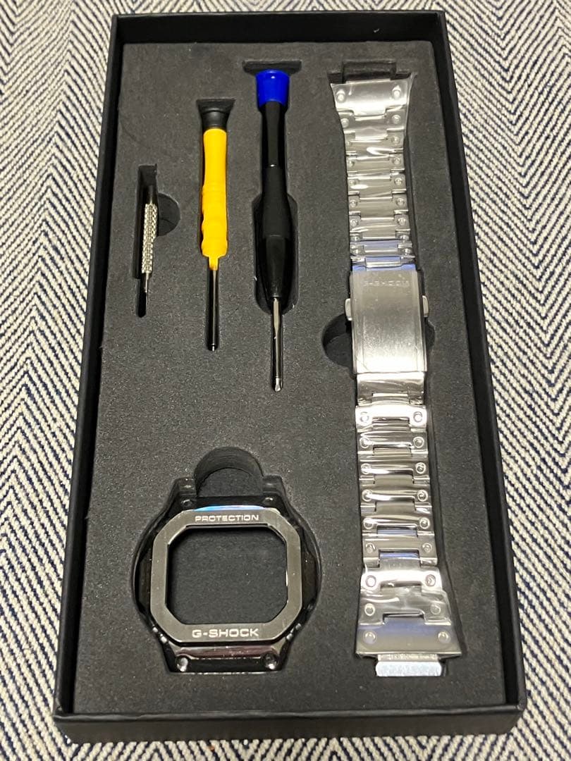 【非純正】未使用品 G-SKOCK 5610用 メタルベゼル メタルバンド