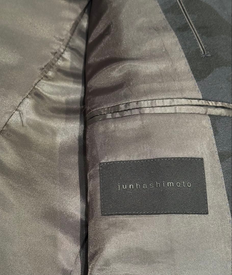 junhashimoto ジュンハシモト セットアップ　ネイビー カモフラ　4