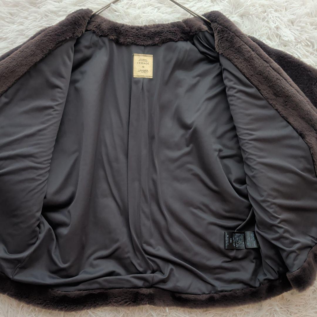 24AW ジャーナルスタンダードレサージュ ライトファーベスト 完売品 グレー