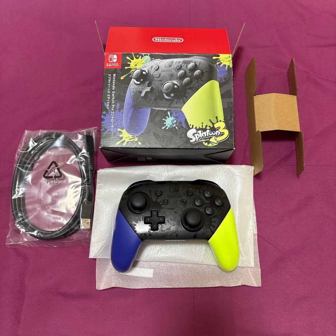 NintendoSwitchスプラトゥーン3モデル スプラ3プロコン付
