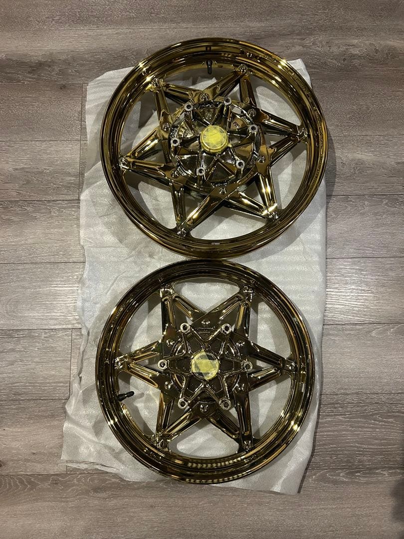 CBR400F ホイール 金 ゴールド