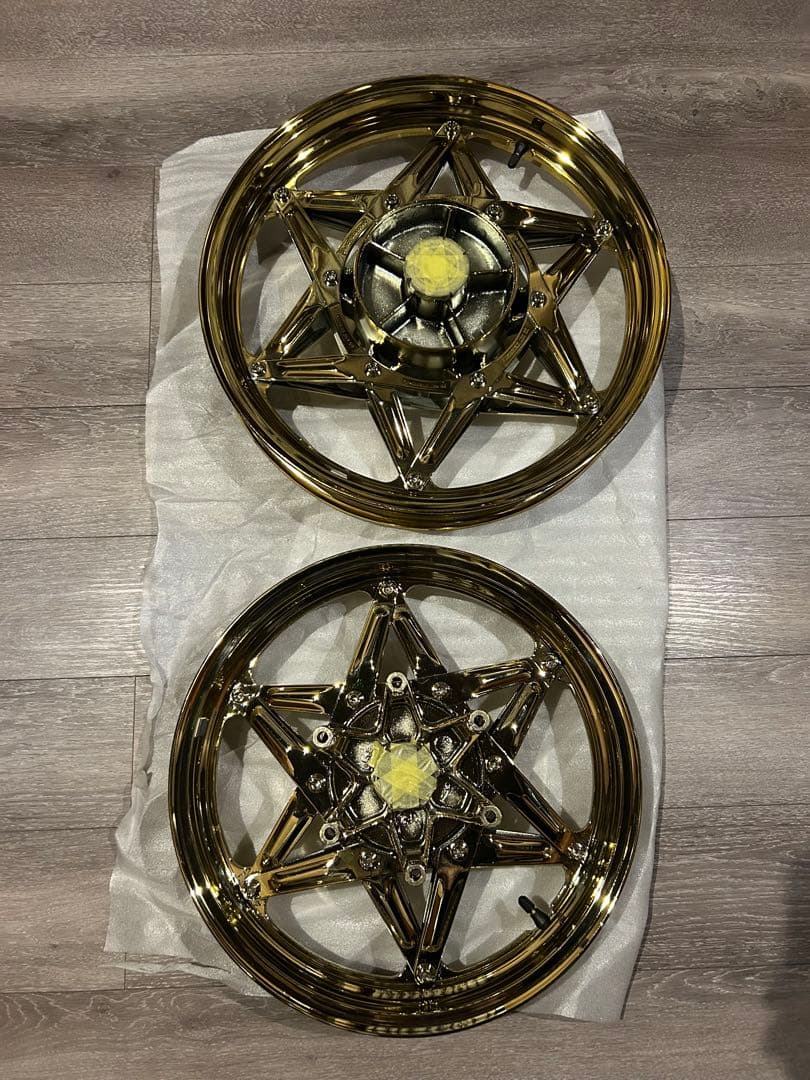 CBR400F ホイール 金 ゴールド