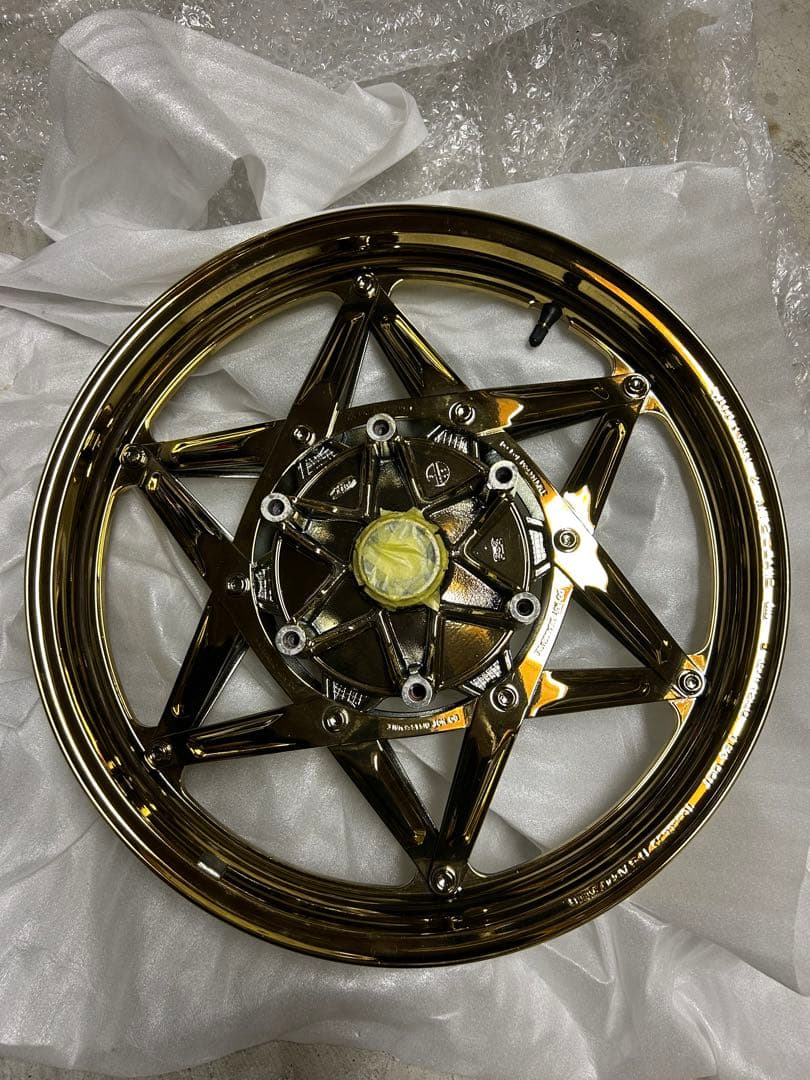 CBR400F ホイール 金 ゴールド