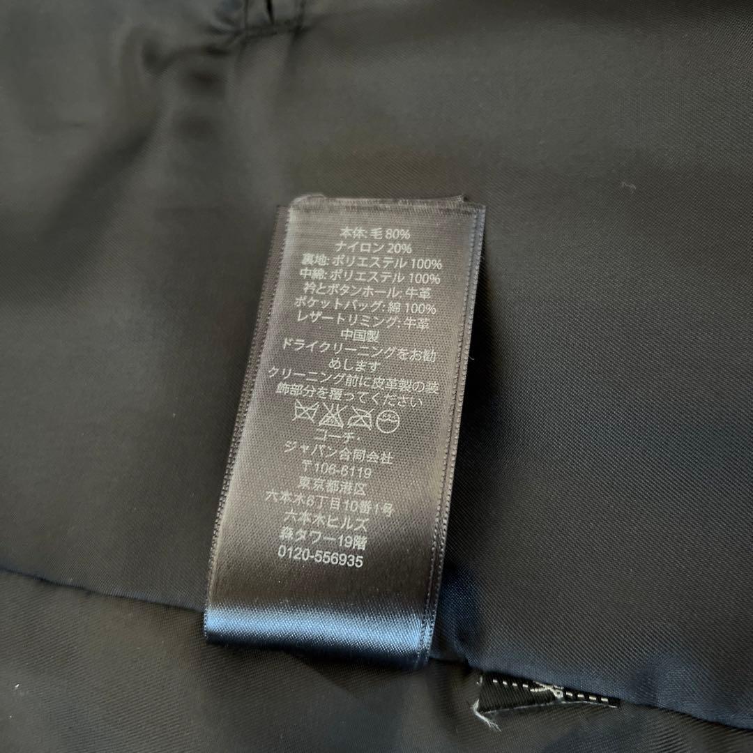 COACH ピーコート　ブラック　 XS