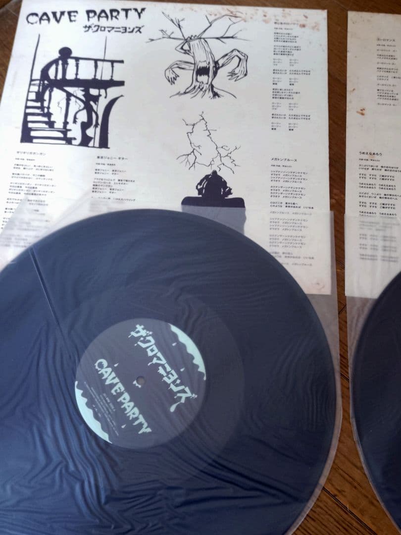 ザ・クロマニヨンズ　ケイブパーティー　レコード　CAVE PARTY