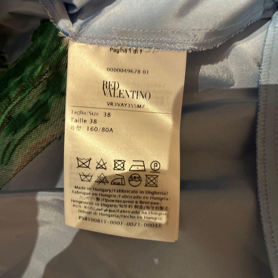 RED VALENTINO 花柄ノースリーブワンピース