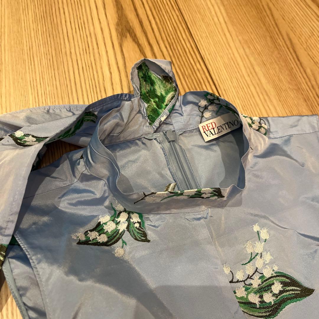 RED VALENTINO 花柄ノースリーブワンピース