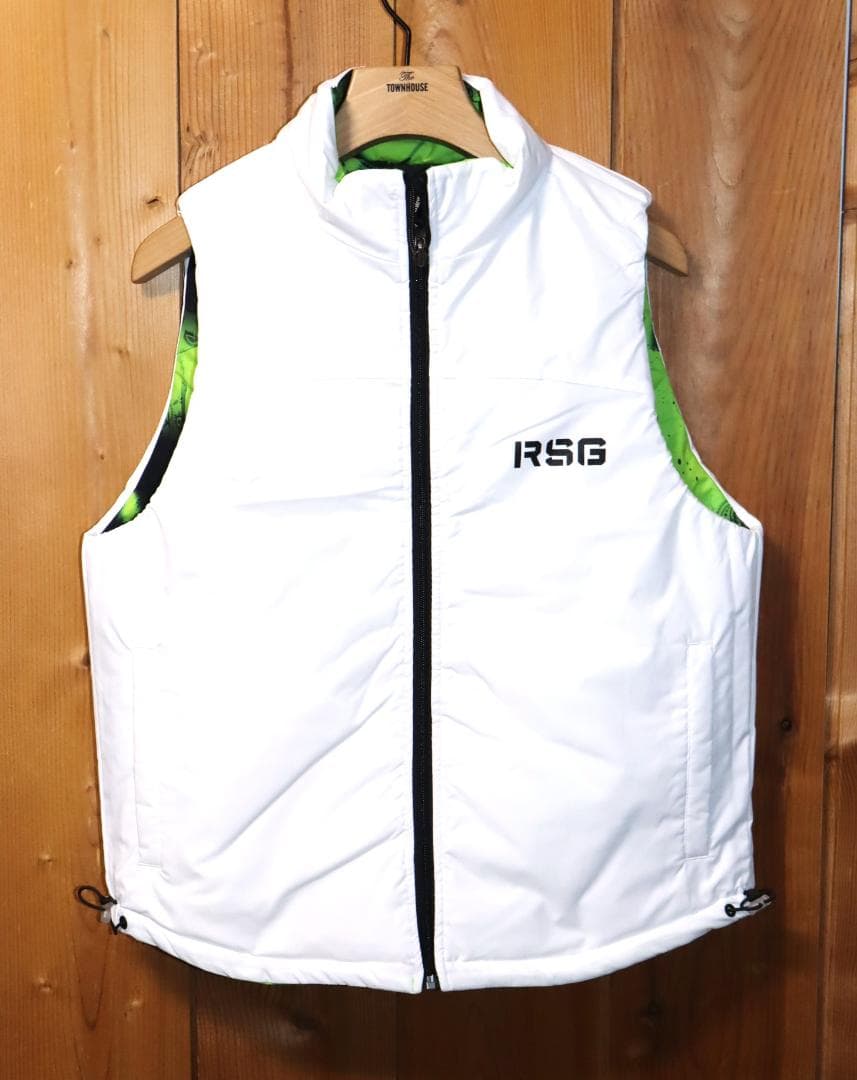 新品 Russeluno GOLF リバーシブル 中綿ベスト (4/M)　Ⓗ