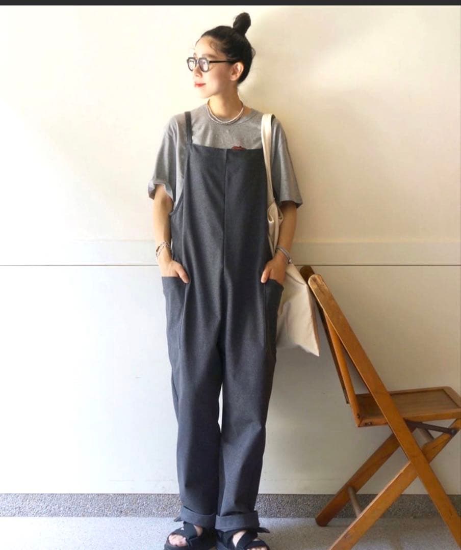 journal standard luxe ジャージー キャミサロペット