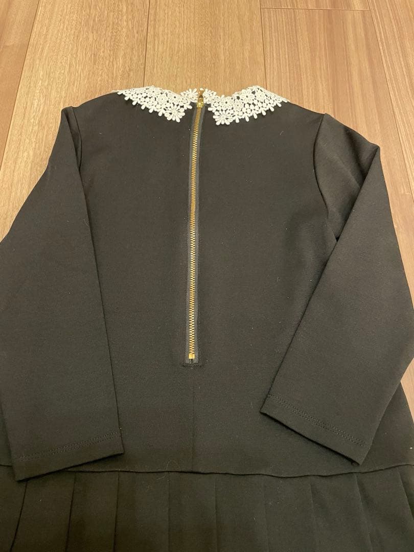 レースカラープリーツワンピース　120