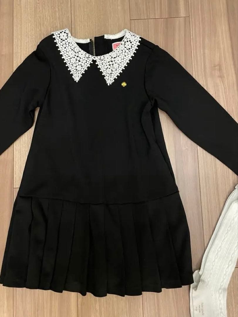 レースカラープリーツワンピース　120