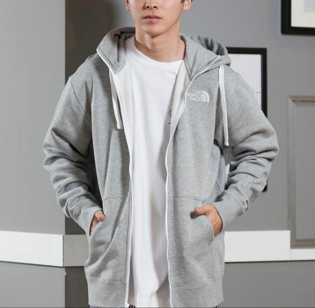 THE NORTH FACE リアビュー ジップパーカー グレー
