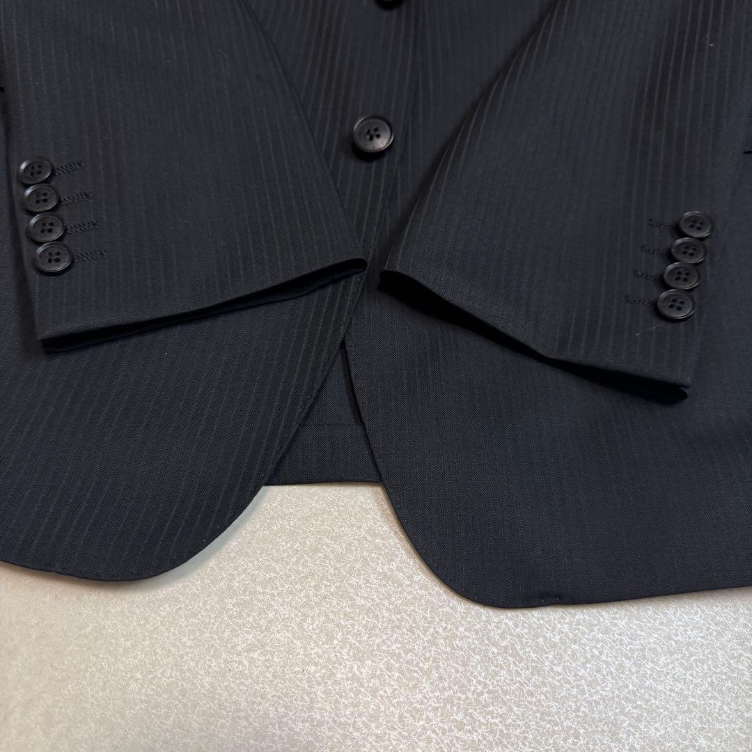 極美品 MAJI スーツ 3点 セットアップ ビジネス Y6 細身 L