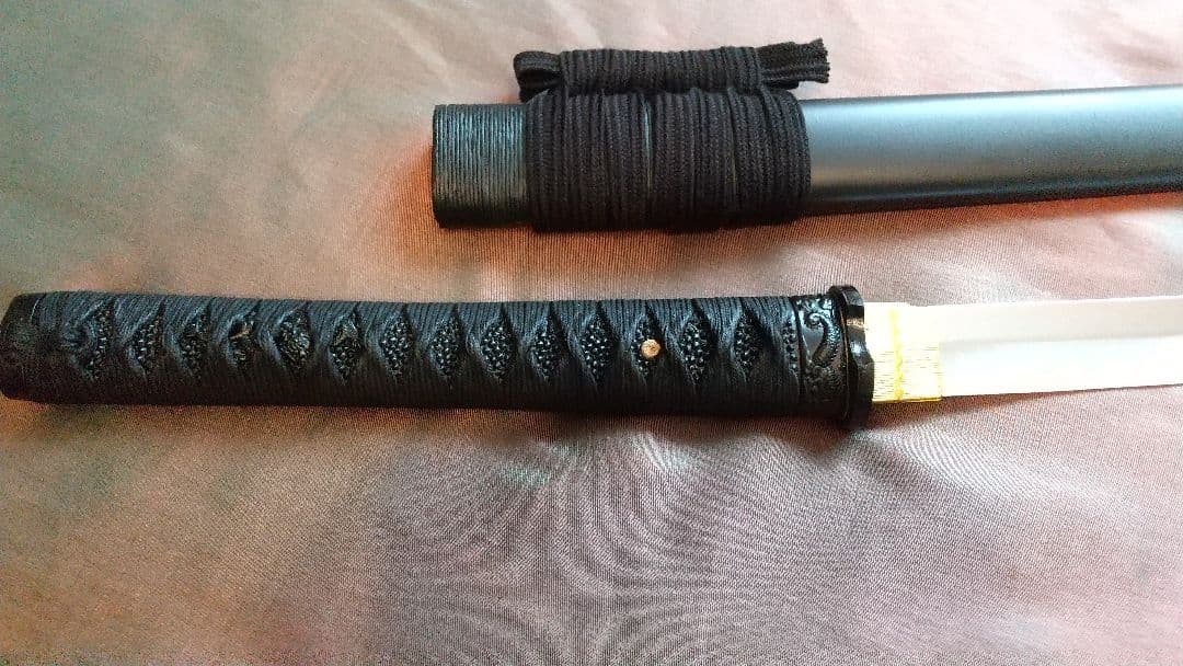 【互の目刃紋】模造刀 舞踊 模擬刀 拵え 喰出し鍔 刀剣 日本刀 刀