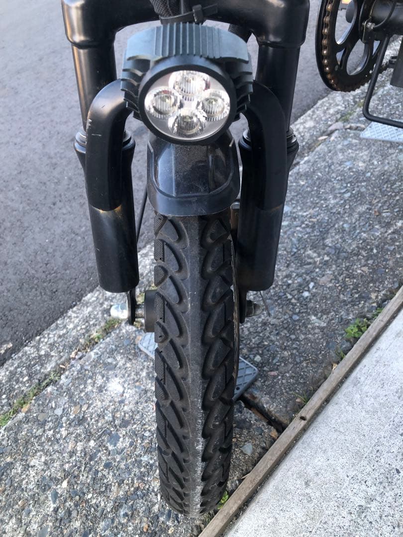 MOBI-BIKE 電動アシスト自転車 ブラック 折りたたみ