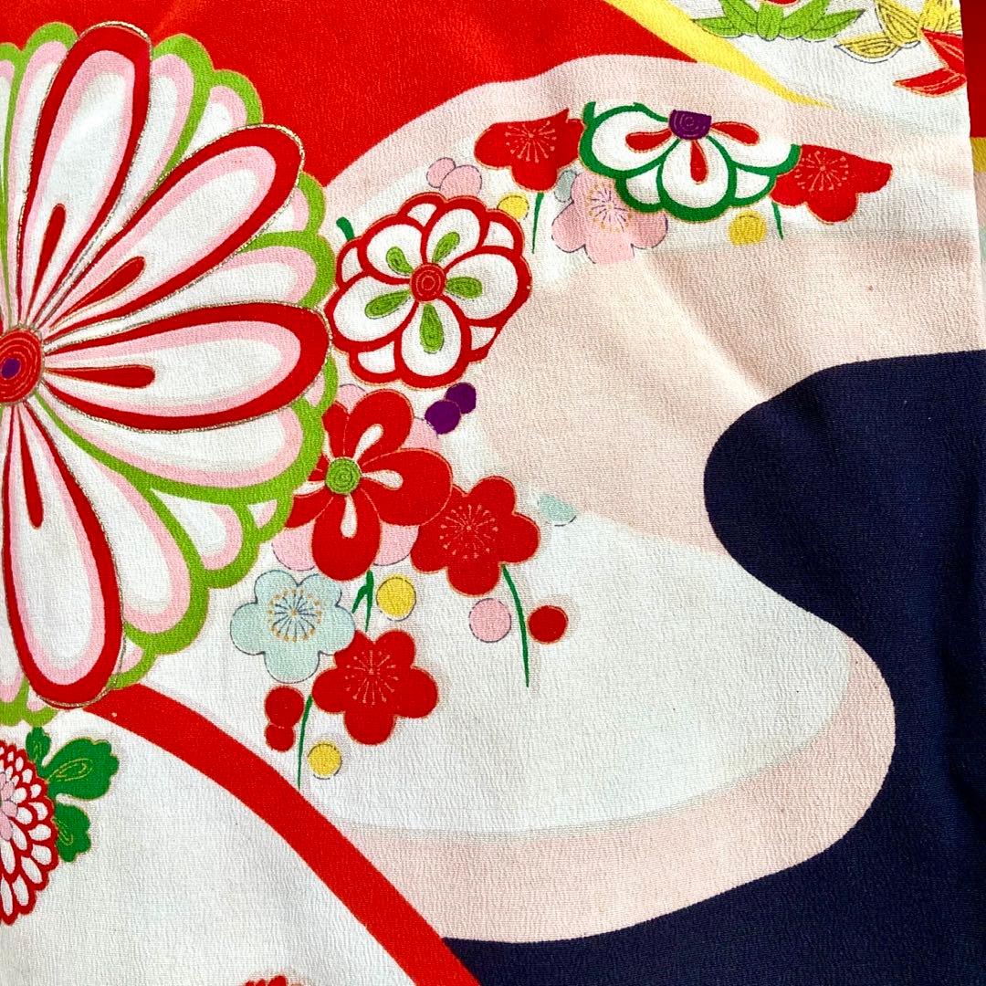 アンティーク 3歳 女の子 子供着物 七五三 アンティーク着物 NO4