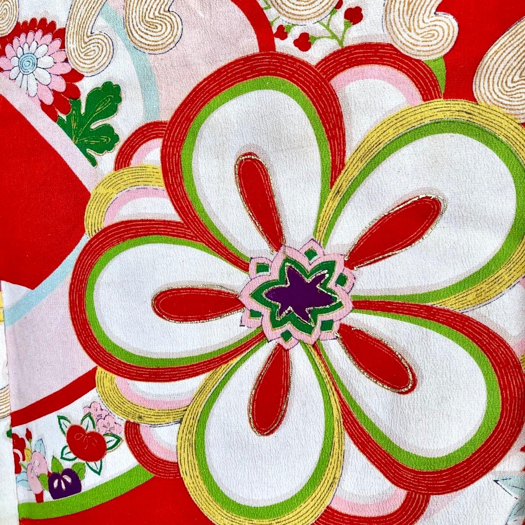 アンティーク 3歳 女の子 子供着物 七五三 アンティーク着物 NO4