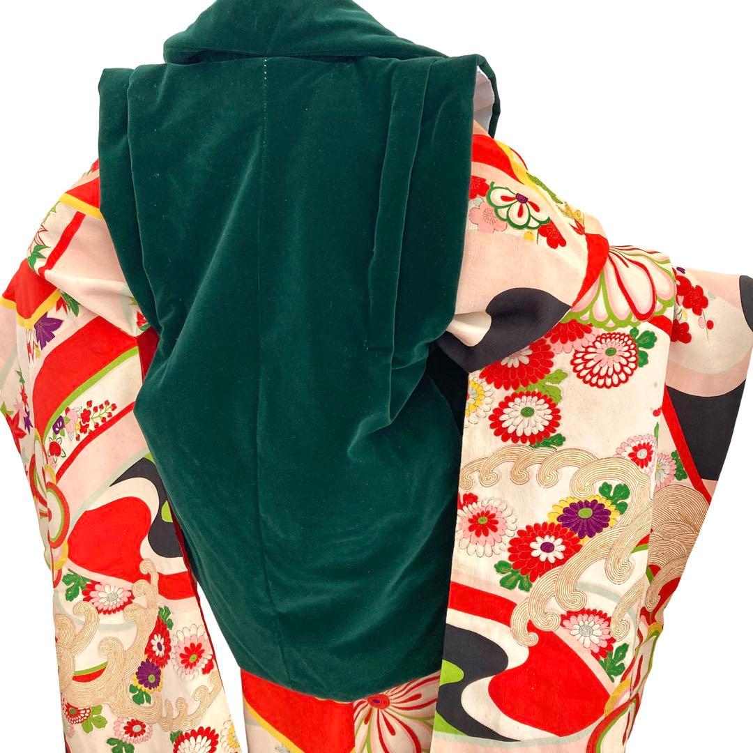 アンティーク 3歳 女の子 子供着物 七五三 アンティーク着物 NO4