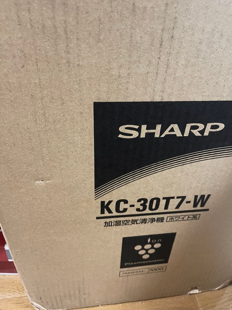 ちな SHARP 加湿空気清浄機 KC-30T7-W 新品未使用