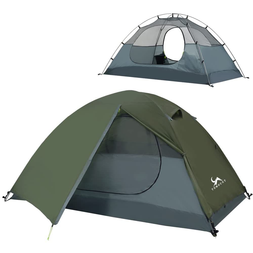 TOMOUNT 2人用 キャンプテント 軽量 コンパクト 簡単設営 4シーズン