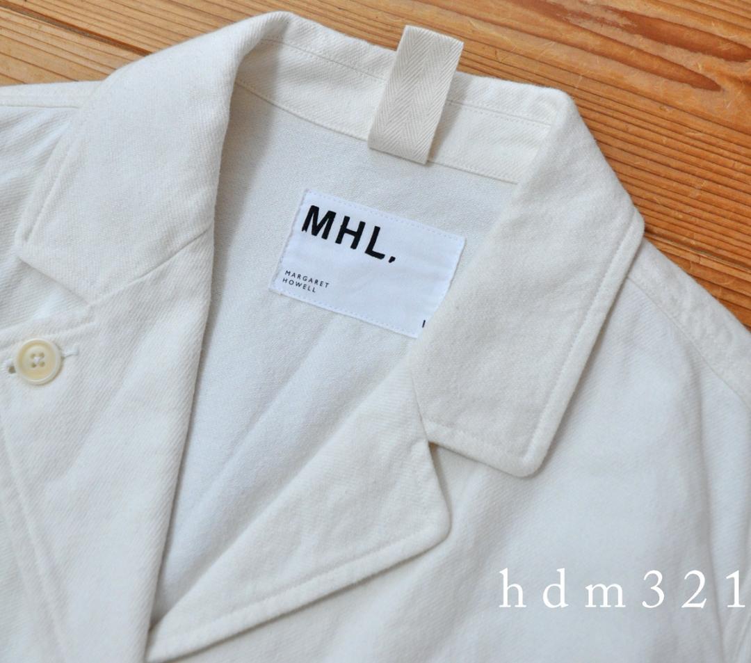 2023AW MHL WORN LINEN COTTON DRILL ジャケット