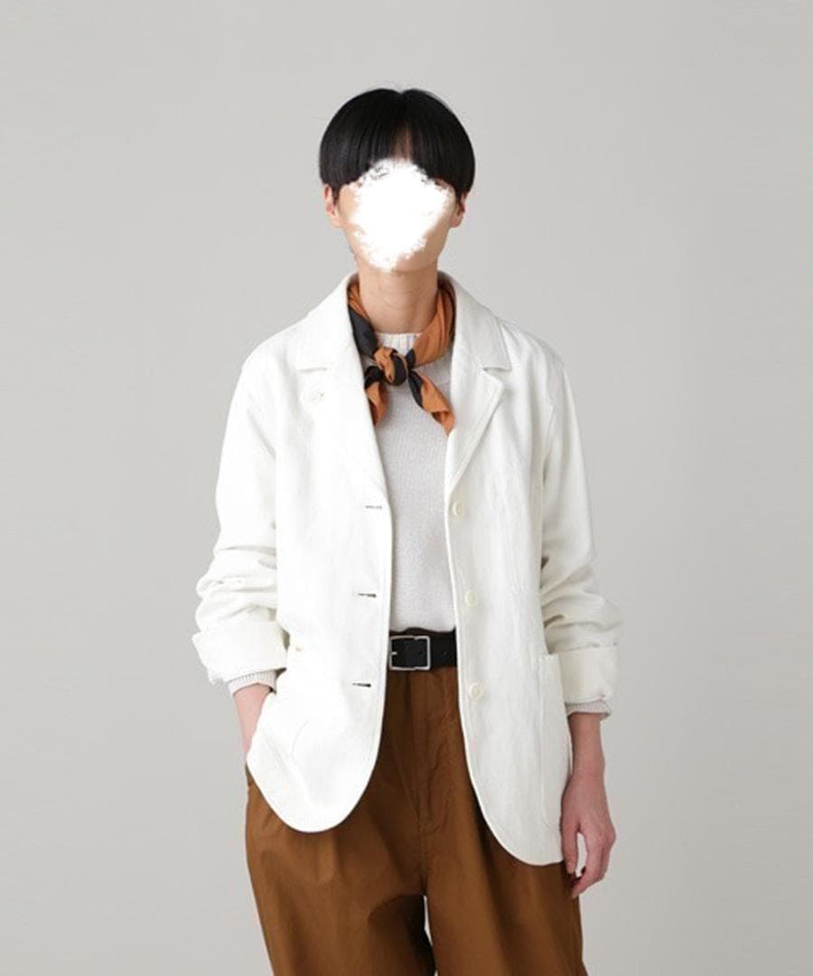 2023AW MHL WORN LINEN COTTON DRILL ジャケット