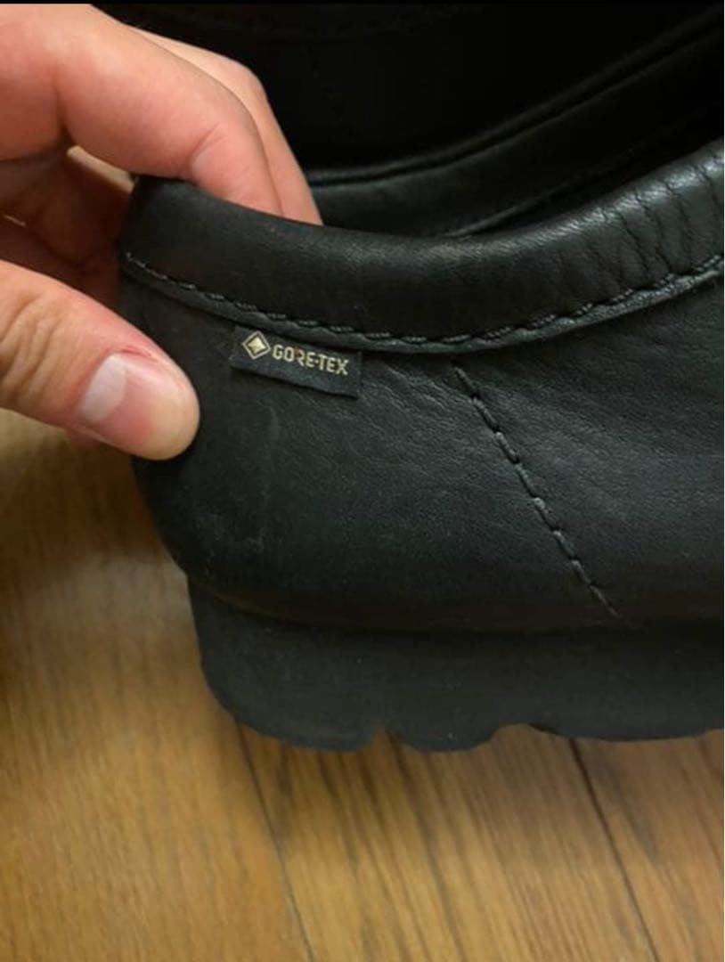 CLARKS ORIGINALS ブラックモカシン　ゴアテックス　GORETEX
