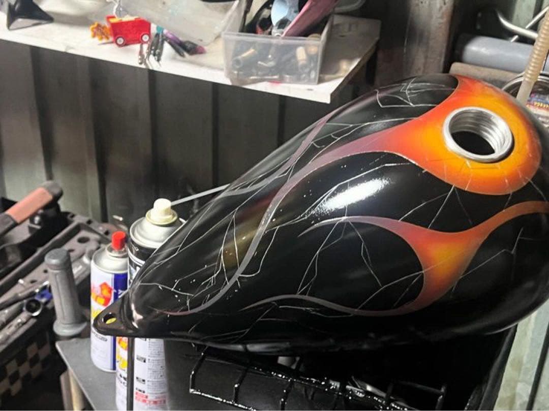 SR400 エッグタンク