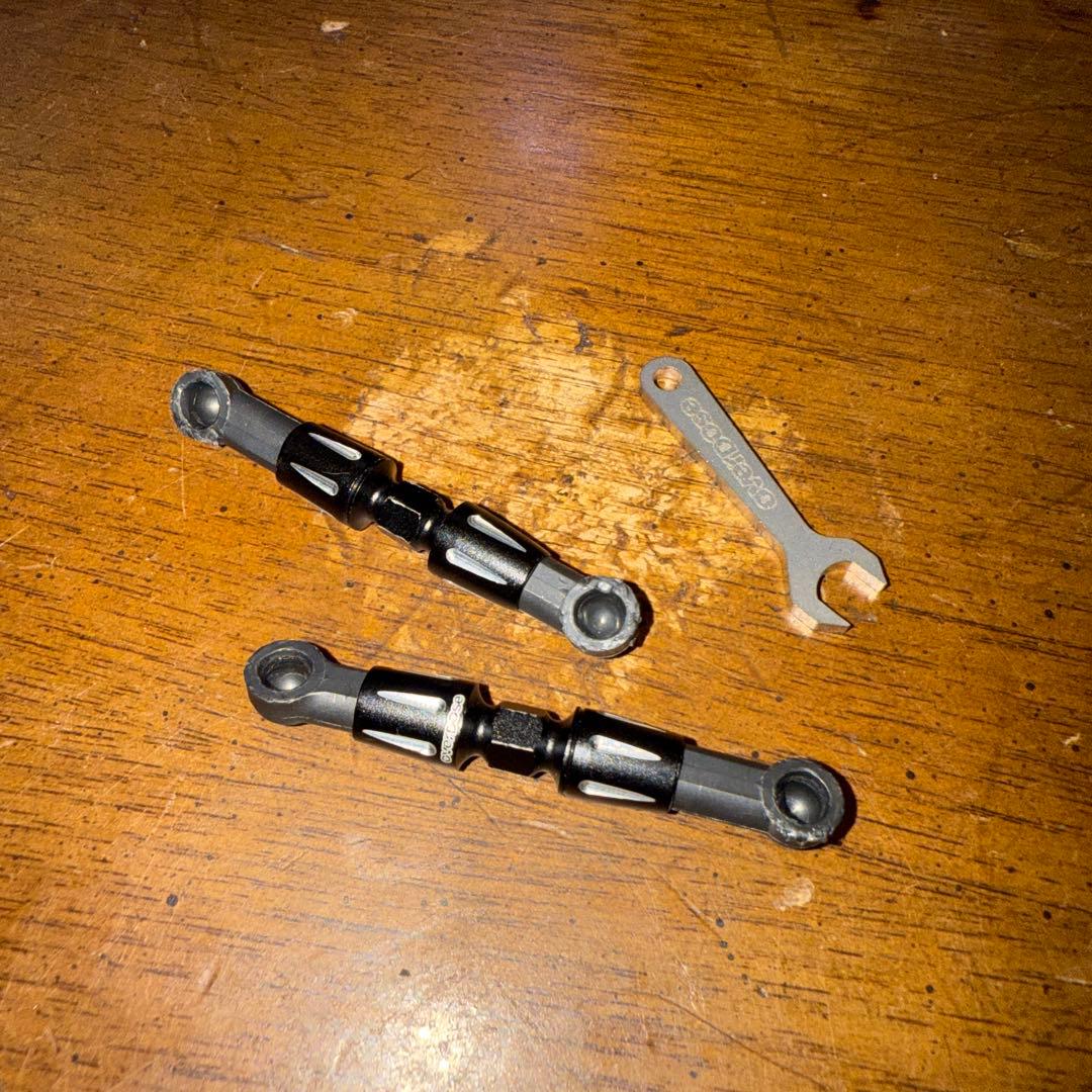 OD2423b アルミプッシュロッドターンバックル　ブラック